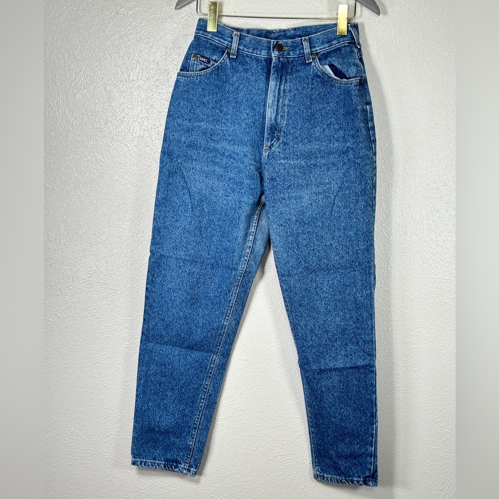 Lee vintage relaxed tapered leg high waist mom jeans made in USA size 12 medium